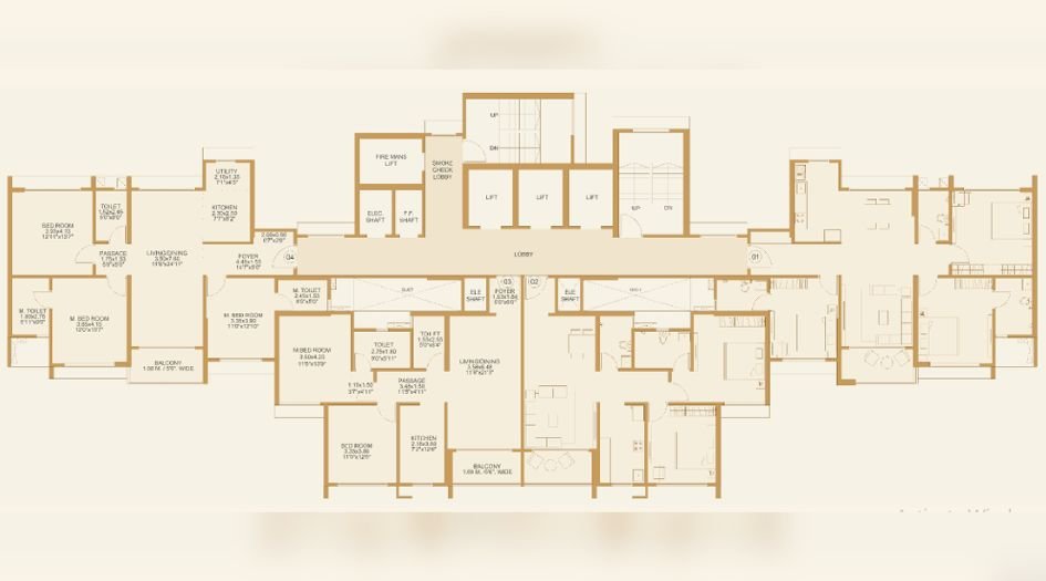 Dosti-Primus-Typical-floor-plan